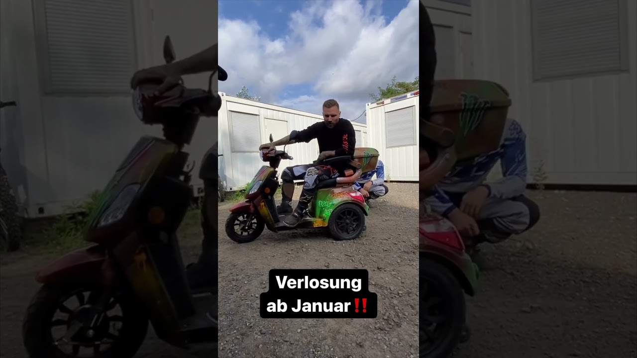 Kontra k -  Verlosung ab Januar 2022 all in One 😃 Roller😍🛵🔥  (Instagram Story 12.11.21)