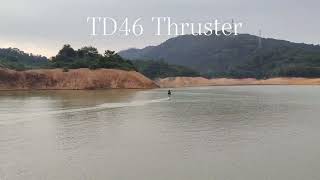 DD TD46 surfboard Thruster, hydrofoil electric power sleeve including ESC
