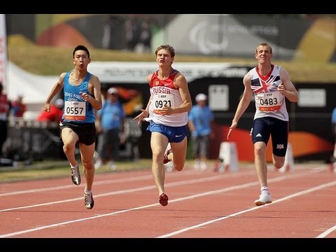 Athletics - men's 100m T36 final - 2013 IPC Athletics World
Championships, Lyon