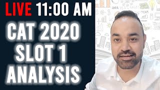 CAT 2020 SLOT 1 Analysis - LIVE By CATKING