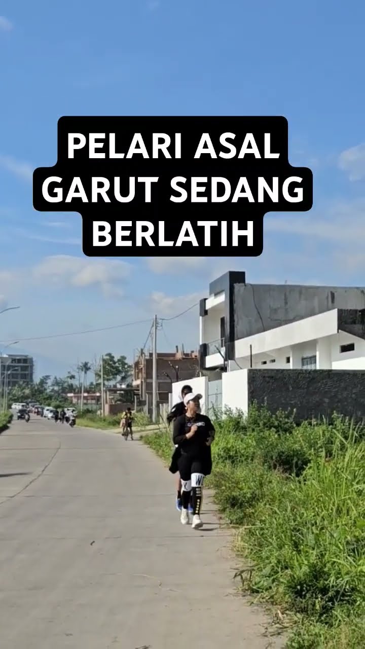 Inilah Pelari Asal Garut Berlatih