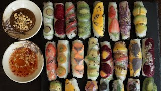 越南迷你春卷   创意和美味    用蔬菜和水果完成基本食谱