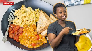 Saucy Baked Beans Breakfast Recipe | EASY Breakfast Ideas | Infoods