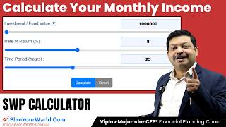 Calculate Your Monthly Income With SWP Calculator! | Systematic Withdrawal Plan Calculator