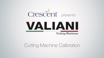 Valiani Calibration Video