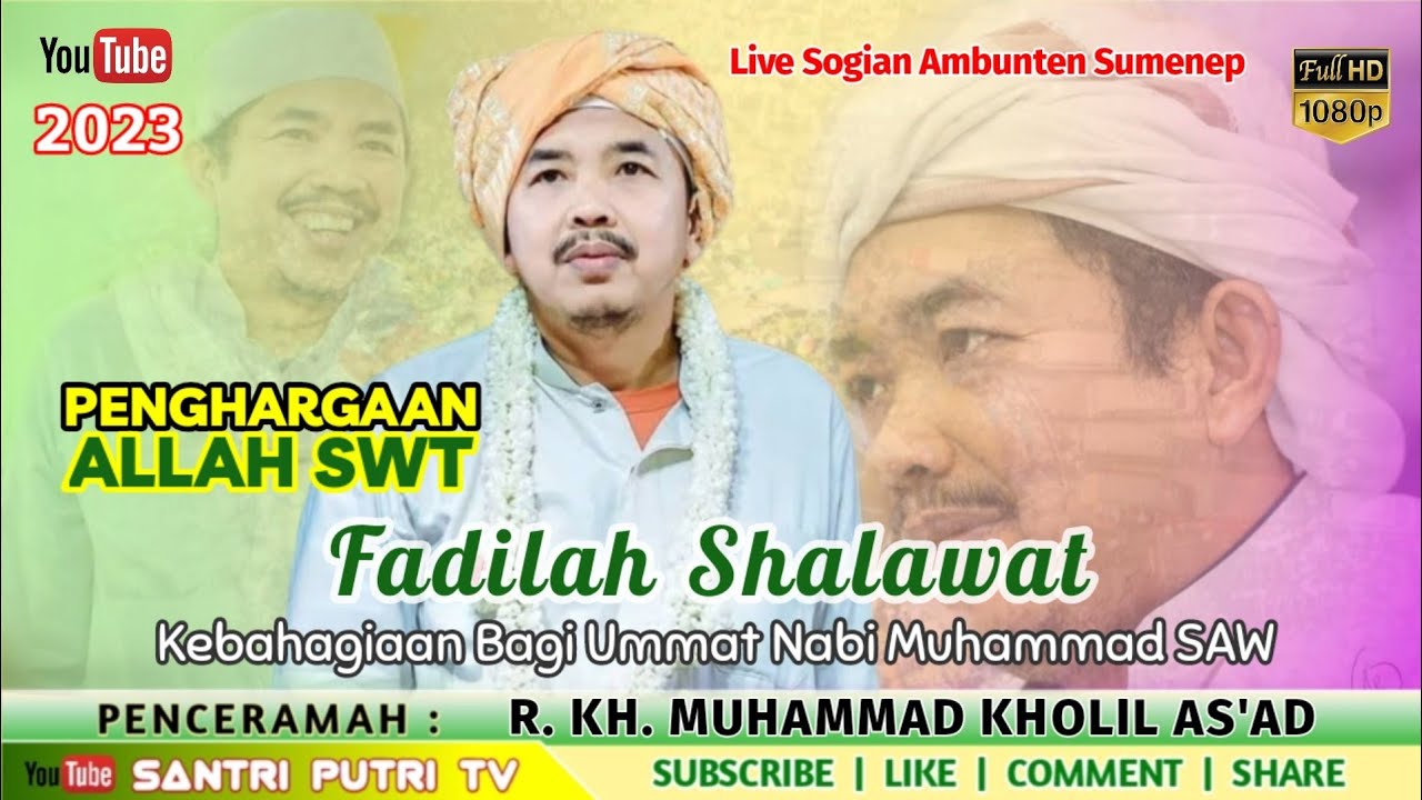 KH KHOLIL AS'AD SITUBONDO Terbaru 2023 Fadilah Shalawat #video #viral