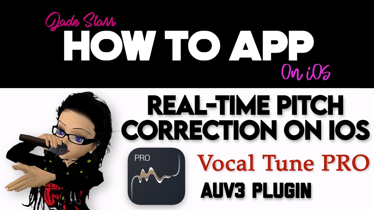RealTime Pitch Correction on iOS with Vocal Tune PRO How To App on