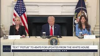 President Trump Participates in a Roundtable on ANTIFA
