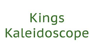 Kings Kaleidoscope - How Deep The Father's Love (lyrics)