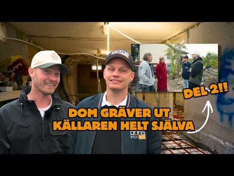 De gräver ut hela källaren för hand — del 2