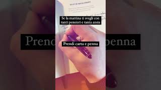 ogni problema ha una soluzione Parti dalle semplici domande:1 Come sto? A cosa penso? #scrivere