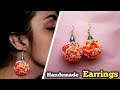 Handmade EARRINGS Idea - How to make earrings at home - Diy earrings easy -Jewelry making