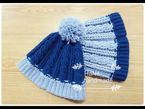 Video Hướng dẫn móc mũ len vặn thừng cho cả nam và nữ | How... - youtube