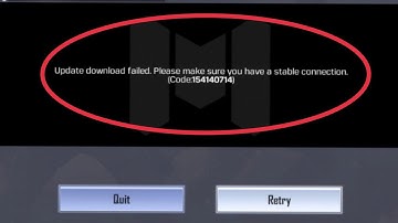 Call Of Duty Mobile Fix | Update Download Failed (Code 154140714) Problem Solve