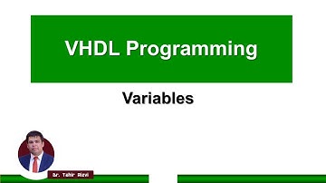 VHDL Programming (Part 5) Variables