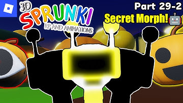3D Sprunki RP And Animations [Part 29-2, SECRET MORPH🤖] : roblox mascot gameplay walkthrough
