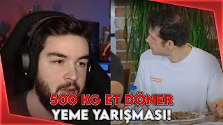 H1Vezzz 500 Kg Et Döner Yeme Yarışması İzliyor 