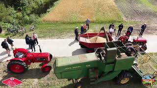 Brouwgerst oogst st Toertochten in het Rhederveld