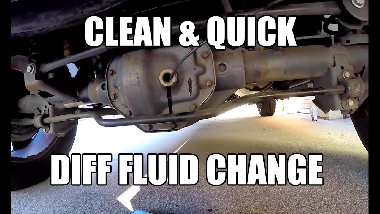 Dodge RAM 1500 - Rear Diff / Differential Fluid Oil Change - YouTube