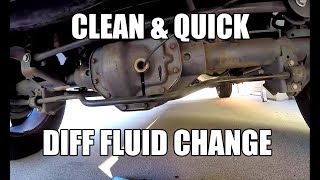 Dodge RAM 1500 - Rear Diff Differential Fluid Oil Change