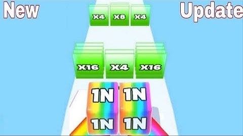 JELLY Run 2048♾️ vs Blob Merge 3d Game - All Levels part 60