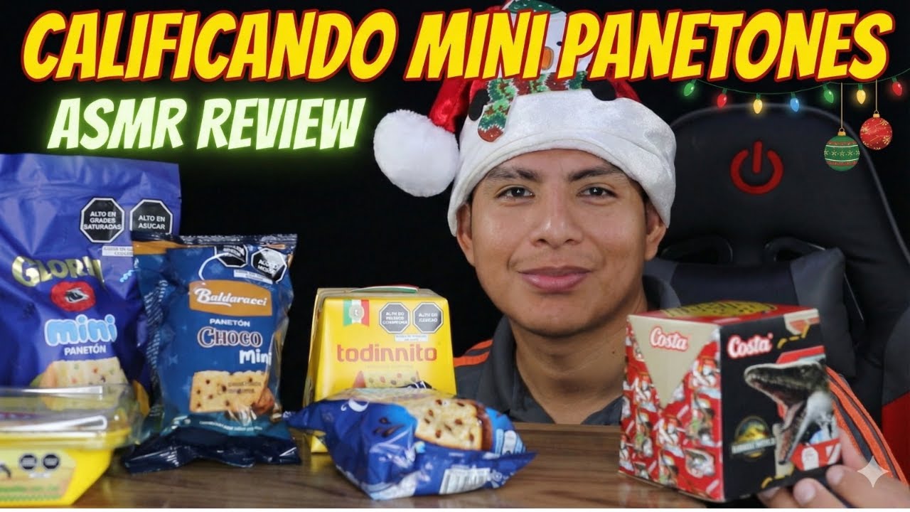 CALIFICANDO MINI PANETONES II 🎅ASMR