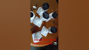 #####dahua 2 mp Hd  camera installation #####