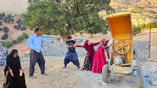 🛠️ Mr. Engineer Brings a Concrete Mixer and Tools to Continue Building Abbas's Needy Family's Home 🏡