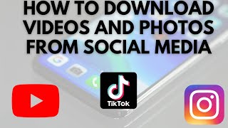 How to Download Videos or Images on Tik Tok, Instagram and You Tube (1) screenshot 1