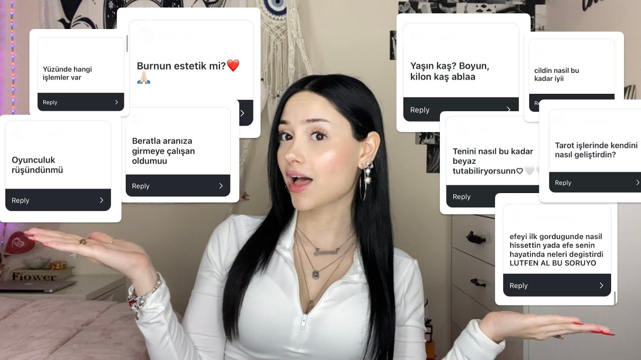 HAKKIMDA MERAK ETTİKLERİNİZİ YANITLADIM 🩷 ilişkim, estetiklerim, okulum, yaşım… ve daha fazlası