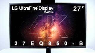 LG UltraFine Display OLED 4K 27“ 27EQ850 Review - Calibrite Pro HL Test vs LG Best Monitor for Edit