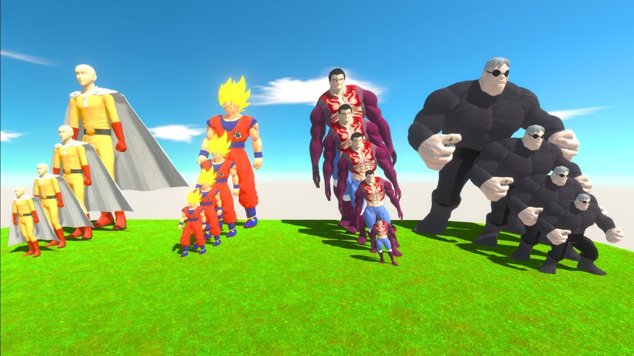 Who is Stronger Goku vs Saitama vs Luffy vs Gojo - ARBS