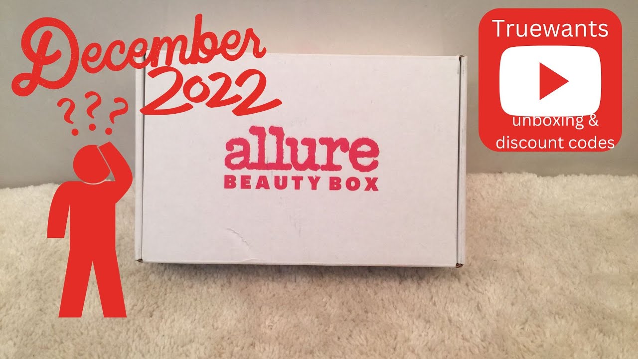 Allure December 2022 Beauty Box Paid $23.00 ..MixUP??