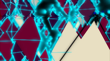Triangles abstract (footage_22 - touchdesigner)