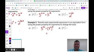 AP PreCalculus - 2.4 Part 1 Exponential Function Manipulation