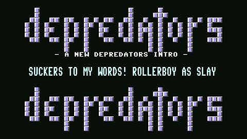 The Depredators (DDT) Intro 10 ! Commodore 64 (C64)