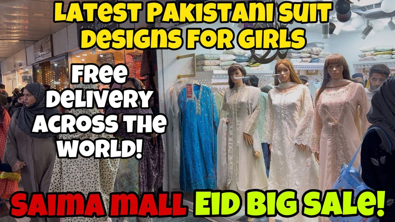 Latest Pakistani Suit Design 2025 🔥 | Saima Mall Karachi Dresses with Prices | Ladies Suit Wholesale