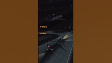 Aerofly vs X-Plane Night Lighting #aerofly #xplane #mobileflightsim
