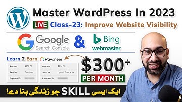 How to Set Up Google Search Console and Bing Webmaster Tools? | Live Masterclass 23