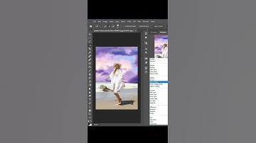 Sky replace using blend mode