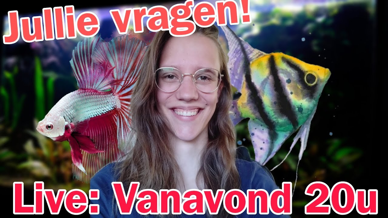 LIVE 20u: Wat voor AQUARIUMVRAGEN hebben JULLIE?  //Nickey//