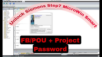 Unlock Siemens s7 200/300/400  FB/POU + Project Passwords✅ Micro/WIN SMART