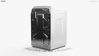 Whirlpool WTW5057LW Top Load Washing Machine 3D model by 3DModels.org