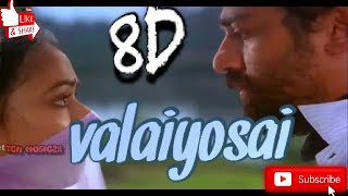 Video thumbnail of "Valaiyosai 8d song || Sathya || Kamal Hassan || Ilayaraja || 8D audio station"