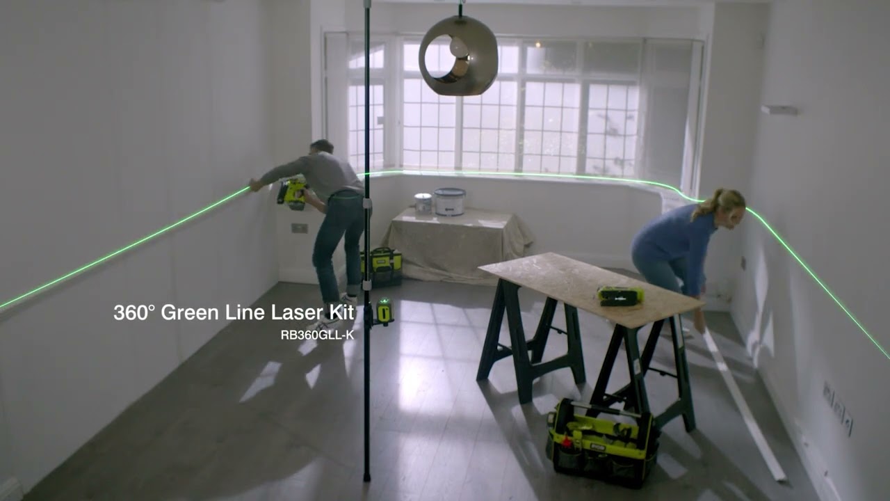 RYOBI グリーンレーザー（は） HLL-200DG レーザー墨出し器 1台 京セラインダストリアル