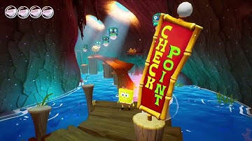 SpongeBob SquarePants Battle for Bikini Bottom Rehydrated Part 25- Through the Sea Caves