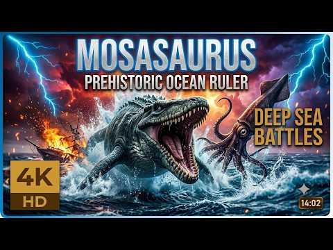 MOSASAURUS: The Prehistoric Ocean Ruler&;s Deep-Sea Battles | 4K Documentary
