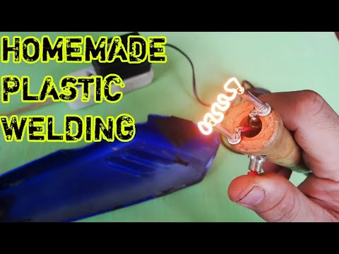 How to weld plastic | homemade plastic