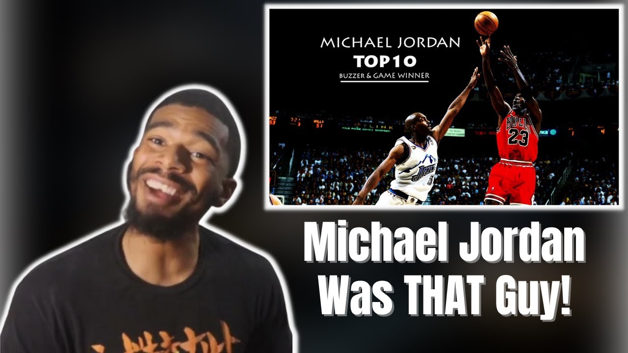 LEBRON FAN REACTS TO MICHAEL JORDAN TOP 10 BUZZER BEATERS & GAME