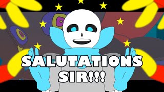 SALUTATIONS SIR!  | animation meme [ Undertale AU ][ Swap sans ]🫐